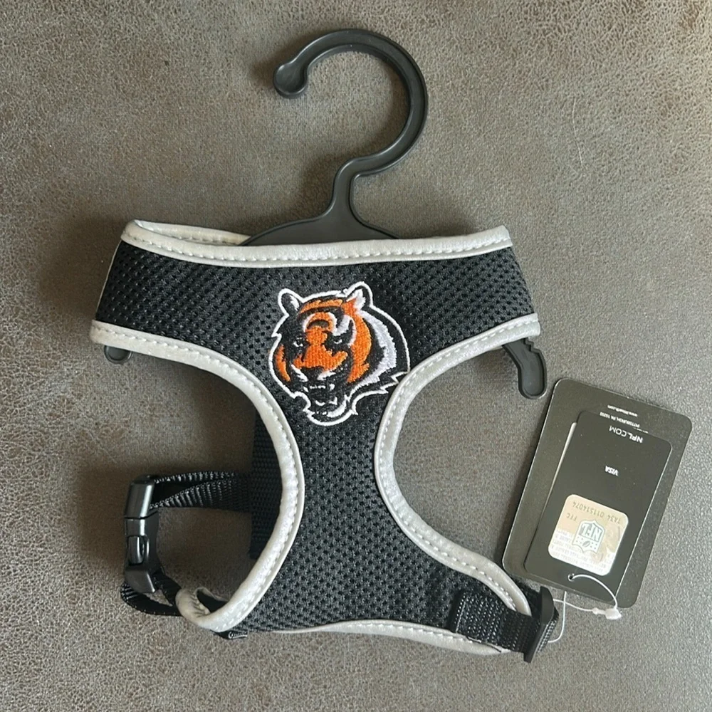 Cincinnati Bengals Pet Harness Mesh Vest Size Small NWT